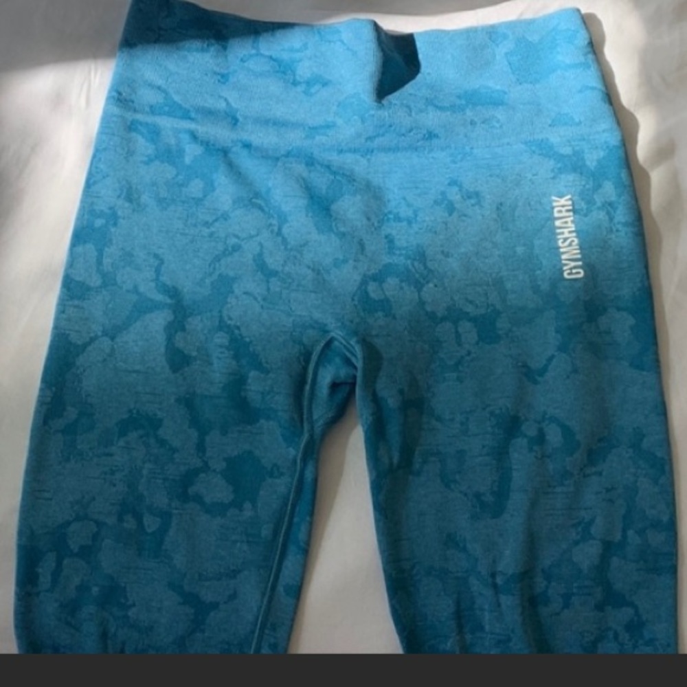 Gymshark Blue Camo Leggings
